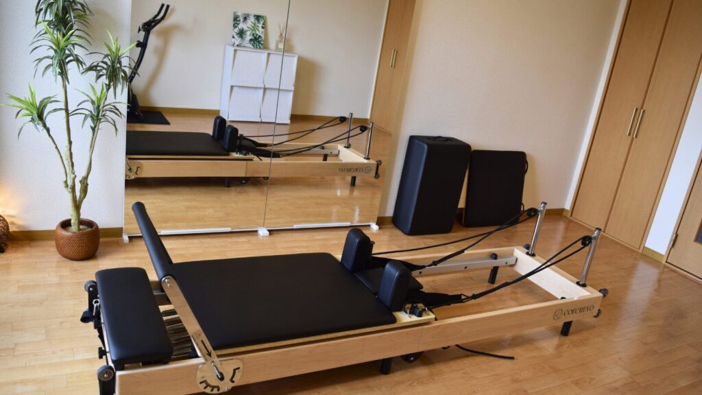 富山市の完全個室パーソナルピラティスルームの様子